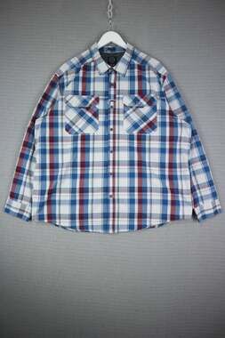 Wrangler ATG XXL Plaid Hiking Outdoor Button Down Shirt Longsleeve